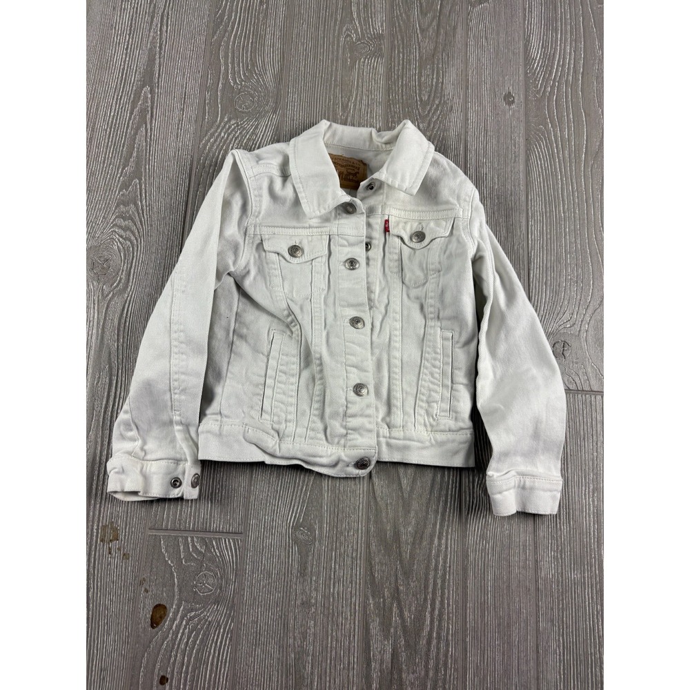Levi's Baby White Jean Jacket Size 6 Months